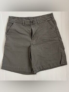 Vintage Patagonia Men's Flat Front Shorts - Charcoal